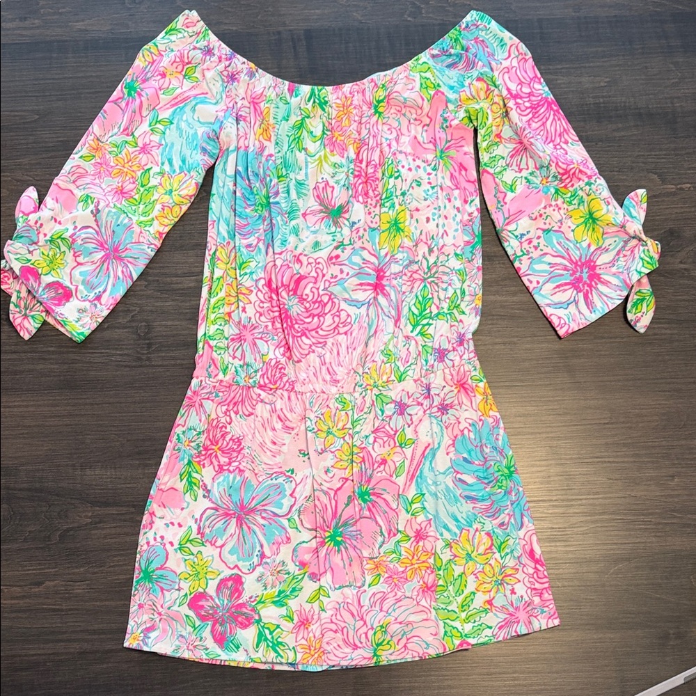 Lilly Pulitzer Lana Skort Romper - Picture 2 of 7